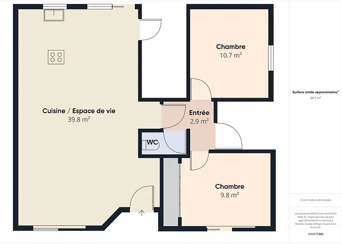 Charmante Maison Rose Pour 4 - 500m De La *